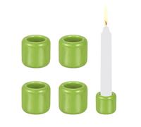 5 Pcs Portacandele per Meditazione, 1.8 cm ID per Supplies, Verde