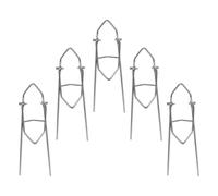 5 Pcs Portacanne in Metallo Supporto Per Canna Da Pesca Portapalo