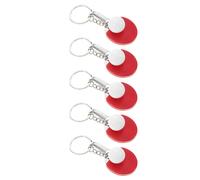 5 Pcs Portachiavi Sportivi Mini Racchetta Da Tennis Pendente Appeso Borsa