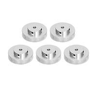 5 PCS PULEY MECCANICA Timing Belva della ruota sincrona di precisione ad alta precisione componenti di trasmissione in lega di alluminio per fresature e stampanti