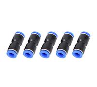 5 pcs Push pneumatico In raccordi Connettore rapido Resistenza ad alta pressione Air Acqua Connettore tubo di tubo del tubo