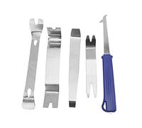 5 Pcs Remover Set Premium Tool Steel And ABS Trim Pry Kit For Car Interior Radio Door Panel Disassembly Fastener Removal With Ergonomic Design Lightweight Construction And