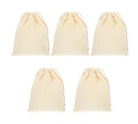 5 Pcs Sacchetti Con Coulisse Borsa Fai Da Te Tasche Borse Riutilizzabili