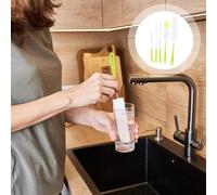 5 Pcs Scovolino Biberon Set Spazzola Per Pulire Detergente Spazzole Bottiglie