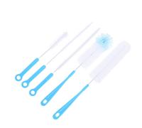 5 Pcs Scovolino Biberon Set Spazzola Per Pulire Detergente Spazzole Bottiglie