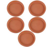 5 Pcs Sottovasi Piccoli in Cotto Sottovaso Terracotta Pianta Per Piante