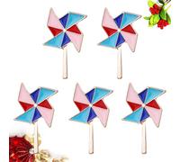 5 PCS Spilla in Lega Distintivo Creativo Da Colletto Carina Stumetta Giacca