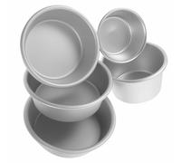 5 Pcs Stampini Per Budini Muffin Stampo Crostate All'uovo Torta La Cottura