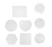 5 Pcs Stampo Per Montagne Russe Mosaico Sottobicchieri Sottobicchiere