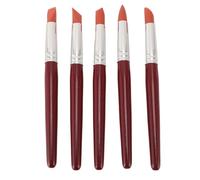 5 pcs Strumenti di scultura di argilla in silicone impostano una penna in ceramica a più forma per modellare la modellatura della modellatura ideale per artisti per bambini