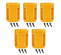 5 PCS Strumento Supporto per batteria Supporto per Dewalt Coperchio batteria Clip da cintura Supporto per batteria Supporto su mensola Clip per batteria Misura per 18V-60V DCB200 DCB203