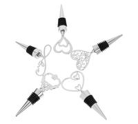 5 Pcs Tappo Salvavino Tappi Bottiglie Sigillante Per Di Bottiglia