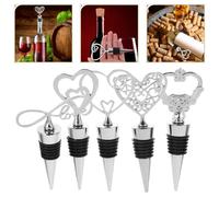 5 Pcs Tappo Salvavino Tappi Di Sughero Sigillante Per Bottiglie Bottiglia