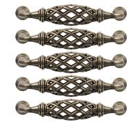 5 Pcs Trazioni Alla Porta Maniglia Per Maniglie Dell'armadio in Lega Zinco