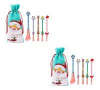 5 Pcs Trousse Trucchi Bambina Pennello Polvere Strumento Per Il Trucco