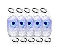 5 PCS Ultra-Bright Fish Trap Lamp,LED Underwater Fishing Lures，Blue