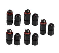 5 Pcs Waterproof Aviation Connector 380V IP68 Screw Crimping Electrical Connector for Industrial Equipment, LED Lighting, Lighthouses, Ships, Sprinklers (L16-4)