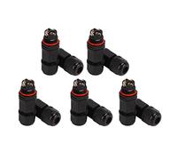 5 Pcs Waterproof Aviation Connector 380V IP68 Screw Crimping Electrical Connector for Industrial Equipment, LED Lighting, Lighthouses, Ships, Sprinklers (L16-3)