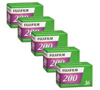 5 PELLICOLE FUJICOLOR 200-36 SCADENZA GIUGNO 2026