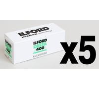 5 Pellicole Ilford Delta 400 120 (Rullino Medio Formato)