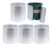 5 pellicole isolanti ispessite per vasi, a doppio strato, protezione antigelo per piante in vaso, copertura per vasi di fiori per piante,arbusti e alberi,Protezione Termica Sacchetto Antigelo,38x130cm