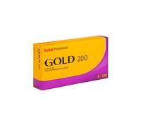 5 pellicole KODAK GOLD 200 formato 120 scadenza 08/2027 - CONFEZIONE 5 PELLICOLE