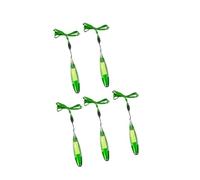 5 penne adesive portatili con penna a sfera con luce a LED e corda per appenderla per un facile accesso in riunioni o uso quotidiano. Penna portatile con carta da lettere