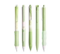 5 penne gel retrattili ad asciugatura rapida, punta da 0,5 mm, scrittura senza intoppi, per studenti e adulti, penna gel per annotare il diario