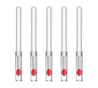 5 pennelli ergonomici in silicone per labbra, balsamo e rossetti, perfetti per il trucco quotidiano e per ritocchi da viaggio