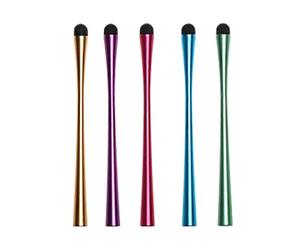 5 Pennini per Schermi Touch in Silicone e Lega, Vita Sottile, 5 pezzi, compatibile con telefoni cellulari e tablet, per disegno e presa appunti