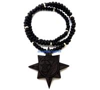 5 Percenter 7 Stella Nuovo Buona Legno Stile Pendente Con Collana con Perline