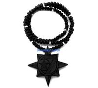 5 Percenter 7 Stella Nuovo Buona Legno Stile Pendente Con Collana con Perline