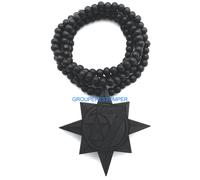 5 Percenter 7 Stella Nuovo Buona Legno Stile Pendente Con Collana con Perline