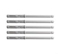 5 perni di supporto per libreria da parete con chiodi di espansione per partizione invisibile scaffalature stabilità e supporto del carico (12 x 120 mm)