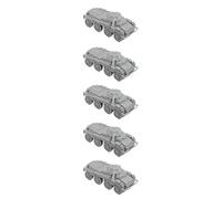 5 Pezzi 1/144 Fai Da Te Sd.Kfz. 234/1 Veicolo Da Ricognizione Corazzato Modello 3D In Resina, Modello Militare Di Auto Da Ricognizione Pesante Tedesca