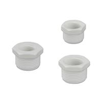 5 Pezzi 1/8" 1/4" 3/8" 1/2" 3/4" 1" BSP Filettatura boccola in plastica Raccordo connettore Tubo for Acquario Pompa Aria Serbatoio di Pesci(NO2)