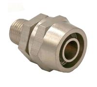 5 pezzi 1/8" BSP maschio a innesto rapido for tubo flessibile 12x8mm in ottone pneumatico tubo flessibile raccordo connettore 0,8 Mpa