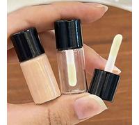 5 pezzi/1 pezzo Mini bottiglie da viaggio in vetro per fondotinta, correttore e lucidalabbra, 4ml/0,1oz - Contenitori per trucco portatili con tappo a vite, senza profumo, ottimi per conservare campio