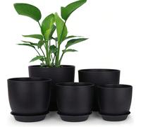 5 pezzi/1 pezzo Vasi da interno Utopia casa - Vasi da giardino con drenaggio, adatti per vasi di plastica da interno - Ottimi per contenere riempitivi o decorare stanze, uffici, casa, Capodanno, San V