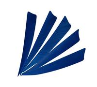 5 Pezzi 10 Centimetri Scudo Piuma Freccia Penne Per Il Blu Tiro Con L'arco Da