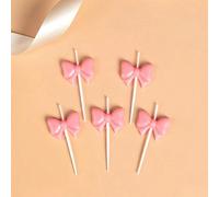 5 pezzi/10 pezzi Candele bianche a forma di cuore, candele per torta di compleanno, decorazioni per torte, decorazioni per torte, decorazioni autunnali per torte, forniture per la cottura Tagli Unica,