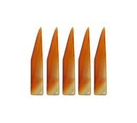 5 pezzi 100 mm Agata Brunitore Coltello Strumento per Oro e Argento Gioielli Lucidatura Brunitura (Invia Colore casuale)