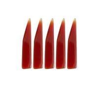 5 pezzi 110 mm Agata Brunitore Coltello Strumento per Oro e Argento Gioielli Lucidatura Brunitura (Invia casualmente il Colore)