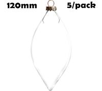 5 Pezzi 11050mm Vetro Gufo Fai Verniciabile Per Casa Matrimonio Natale Decor