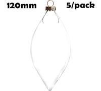 5 Pezzi 11050mm Vetro Gufo Fai Verniciabile Per Casa Matrimonio Natale Decor