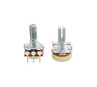 5 pezzi 16 tipo B50K piede piegato verticale 3 pin singolo altoparlante amplificatore di potenza potenziometro del volume del suono lunghezza della maniglia 20 mm