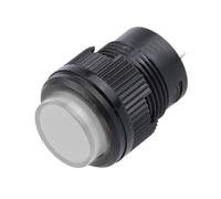 5 pezzi 16mm Pulsante interruttore di alimentazione LED R16-503 Autobloccante Reset 4 pin 2 pin LED 3V(White,3V_TOTAL 5 PCS_RESET)