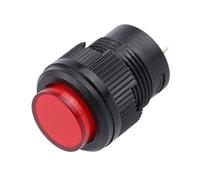 5 pezzi 16mm Pulsante interruttore di alimentazione LED R16-503 Autobloccante Reset 4 pin 2 pin LED 3V(Red,3V_TOTAL 5 PCS_RESET)