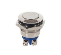 5 pezzi 16mm ripristino momentaneo impermeabile 1NO interruttore a pulsante in metallo terminale a vite interruttore di alimentazione(High Head)