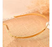 5 Pezzi 2/4/6/8/10 Mm Acciaio Inossidabile Argento Opaco Colore Vuoto Piatto Fascia per Capelli Fascia Fai da Te Accessori per Gioielli per Capelli Artigianato-Oro 4 mm